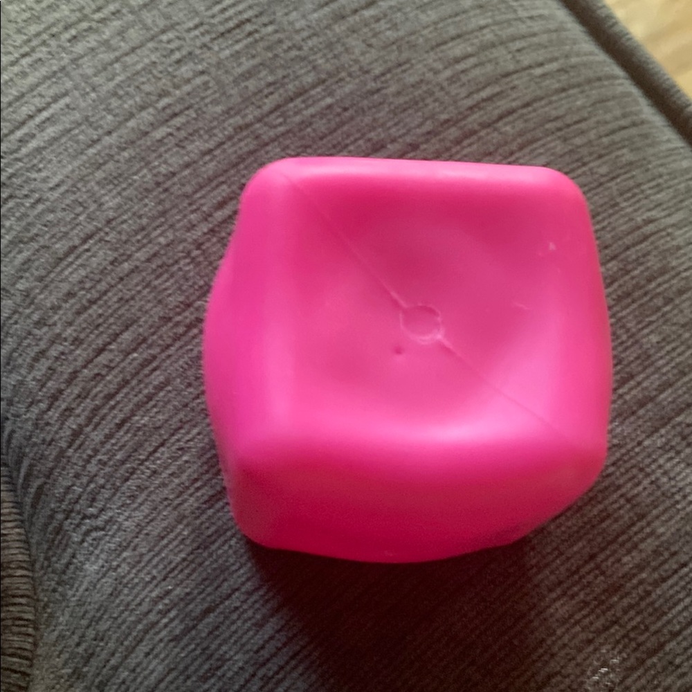 Sharper Image Pink Stress Cube